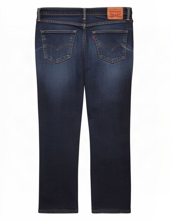 Levi's Mens 511 Cropped Slim Jeans W34 L25 Blue Cotton