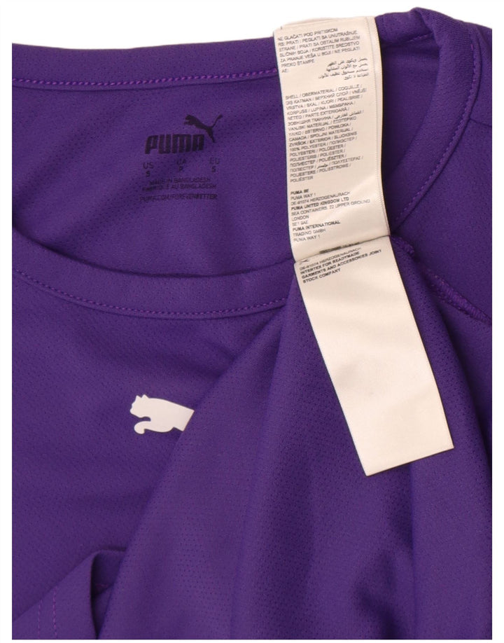 Puma T-Shirt Homme Violet Colorblock Polyester