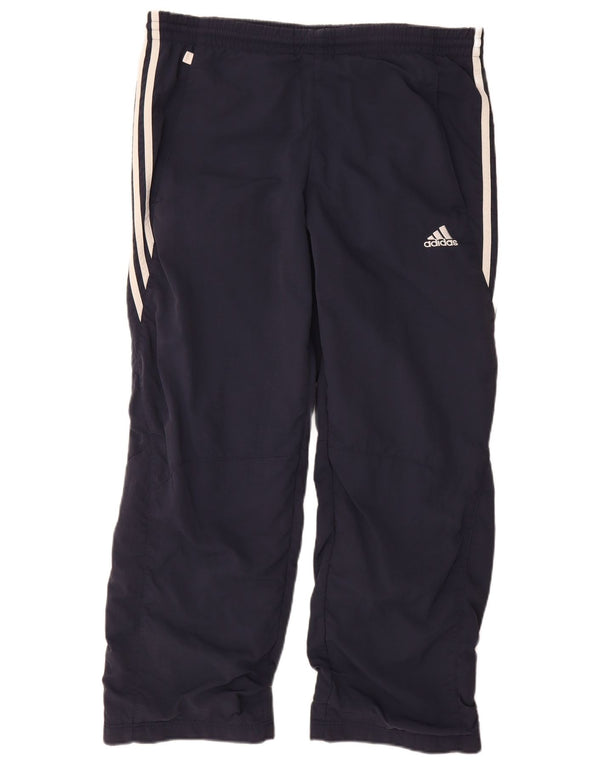 Adidas Pantalon de survêtement pour homme en nylon bleu marine moyen