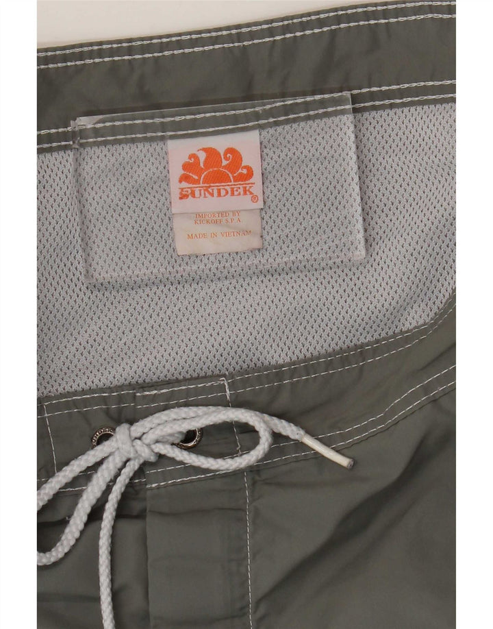 Sundek Short de Bain Homme Nylon Gris Moyen