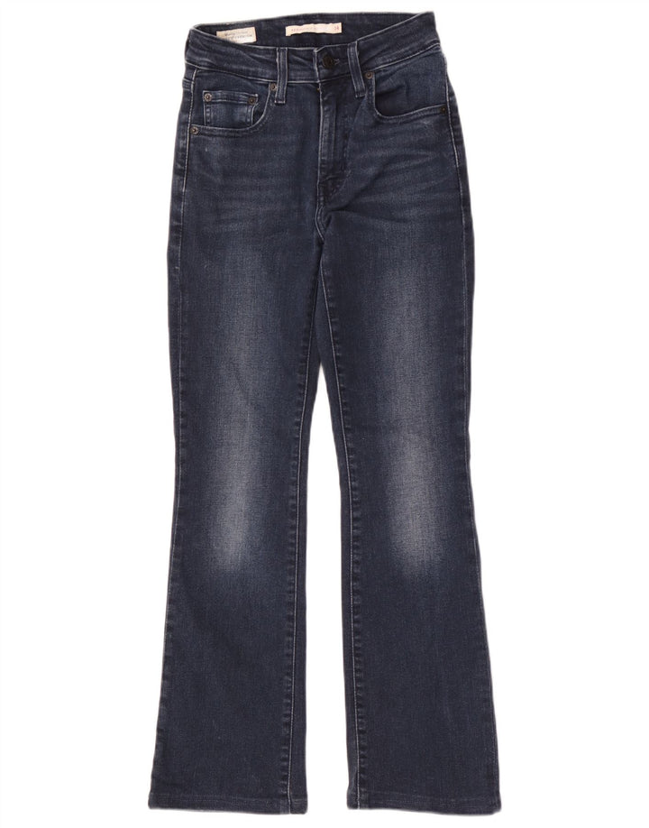 Levi's Jean Bootcut Taille Haute 725 Femme W24 L30 Bleu Marine Coton