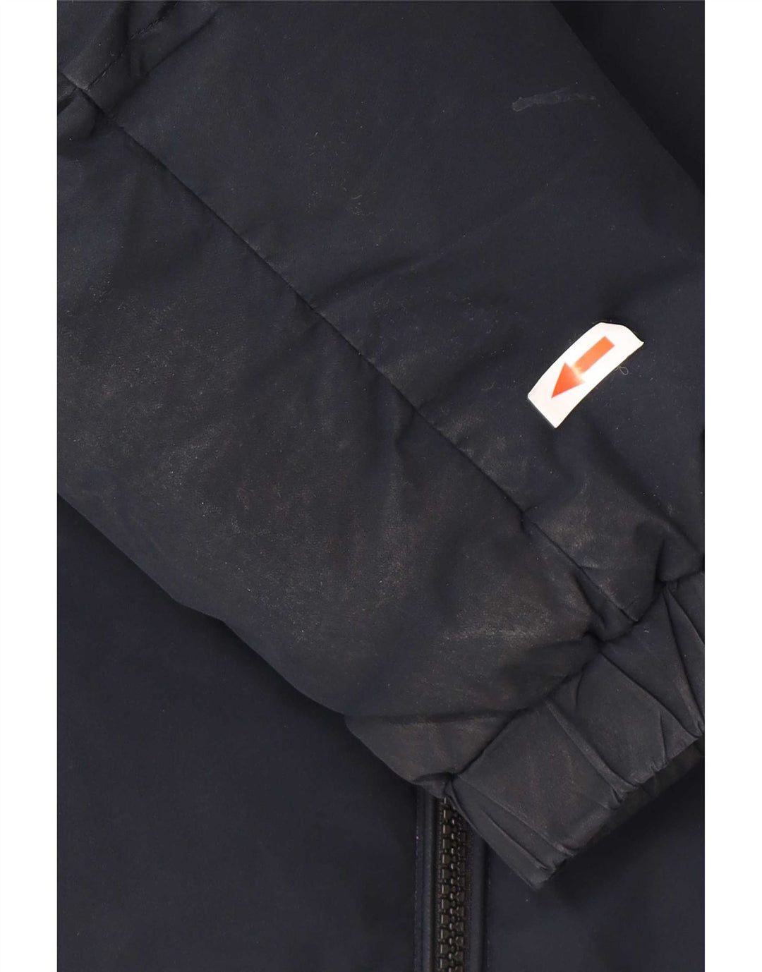 Tommy Hilfiger Veste matelassée à capuche pour homme UK 38 Bleu marine moyen Polyester