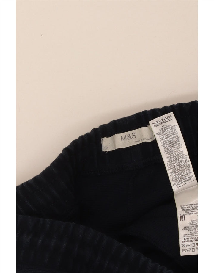 MARKS & SPENCER Pantalon de Survêtement Joggers Homme Bleu Marine Moyen Coton