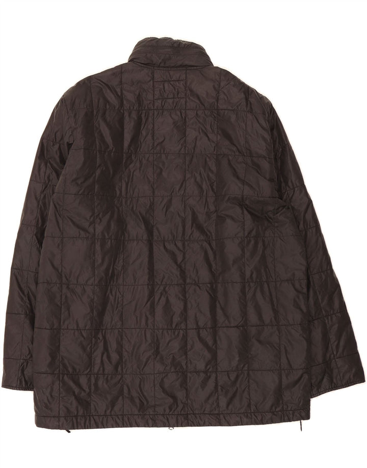 CONTE OF FLORENCE Mens Quilted Jacket UK 40 Large Black Vintage Conte of Florence and Second-Hand Conte of Florence from Messina Hembry 