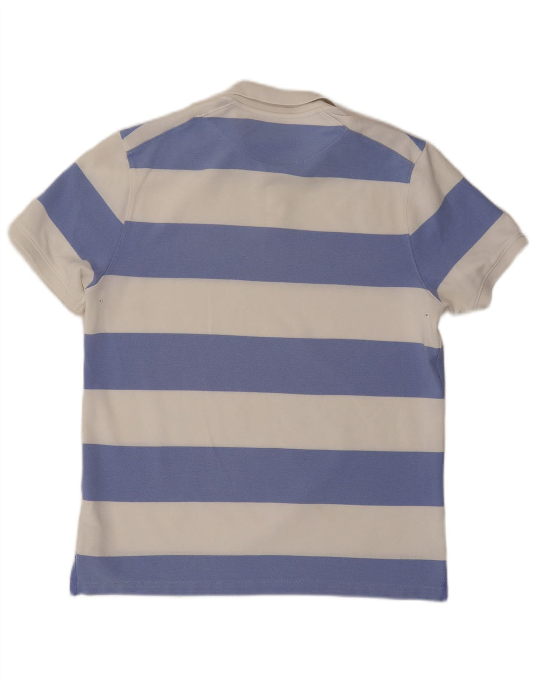 NIKE Polo de rugby Dri Fit pour homme en coton rayé blanc