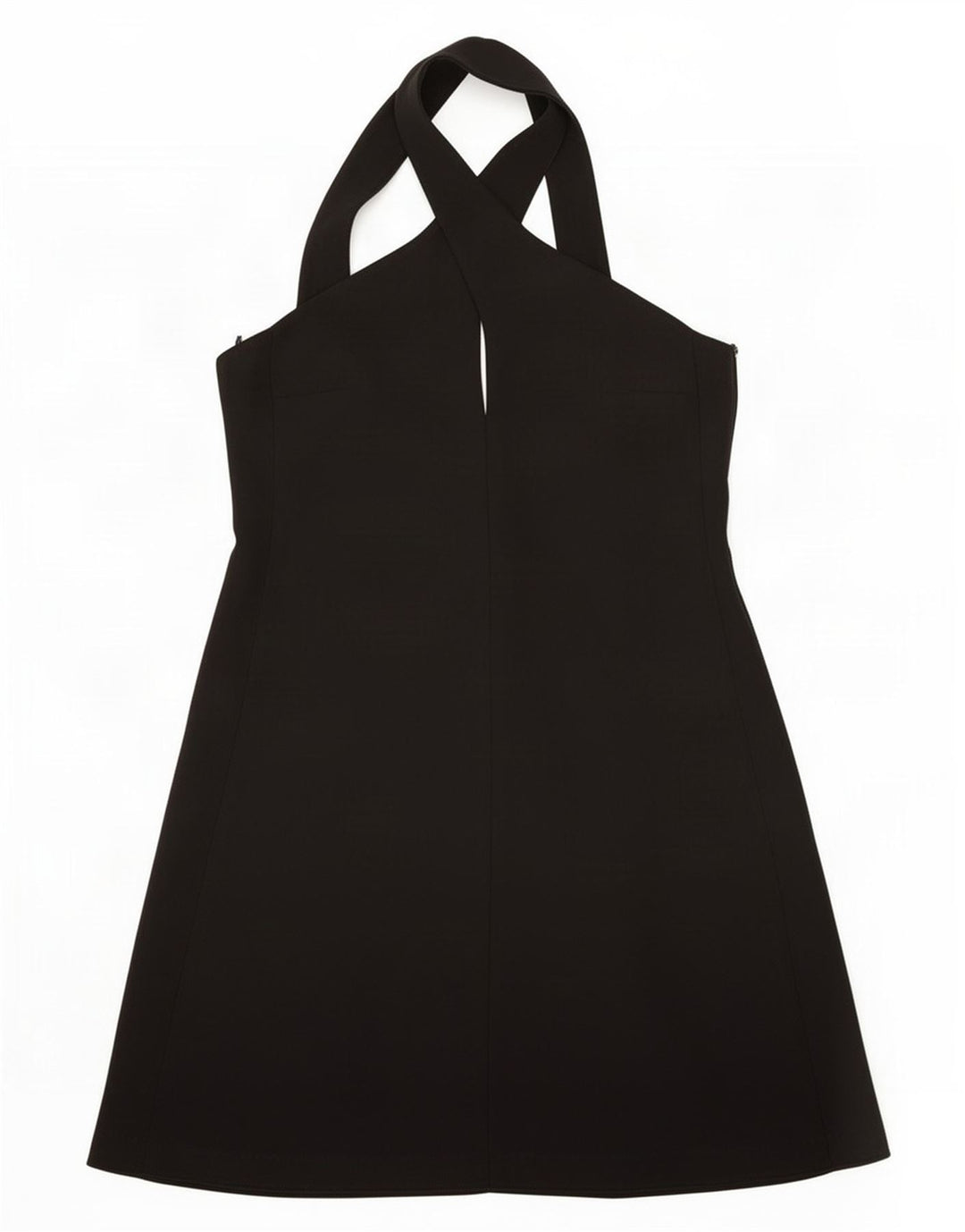 Zara Femme Robe Licou UK 6 XS Noir Polyester