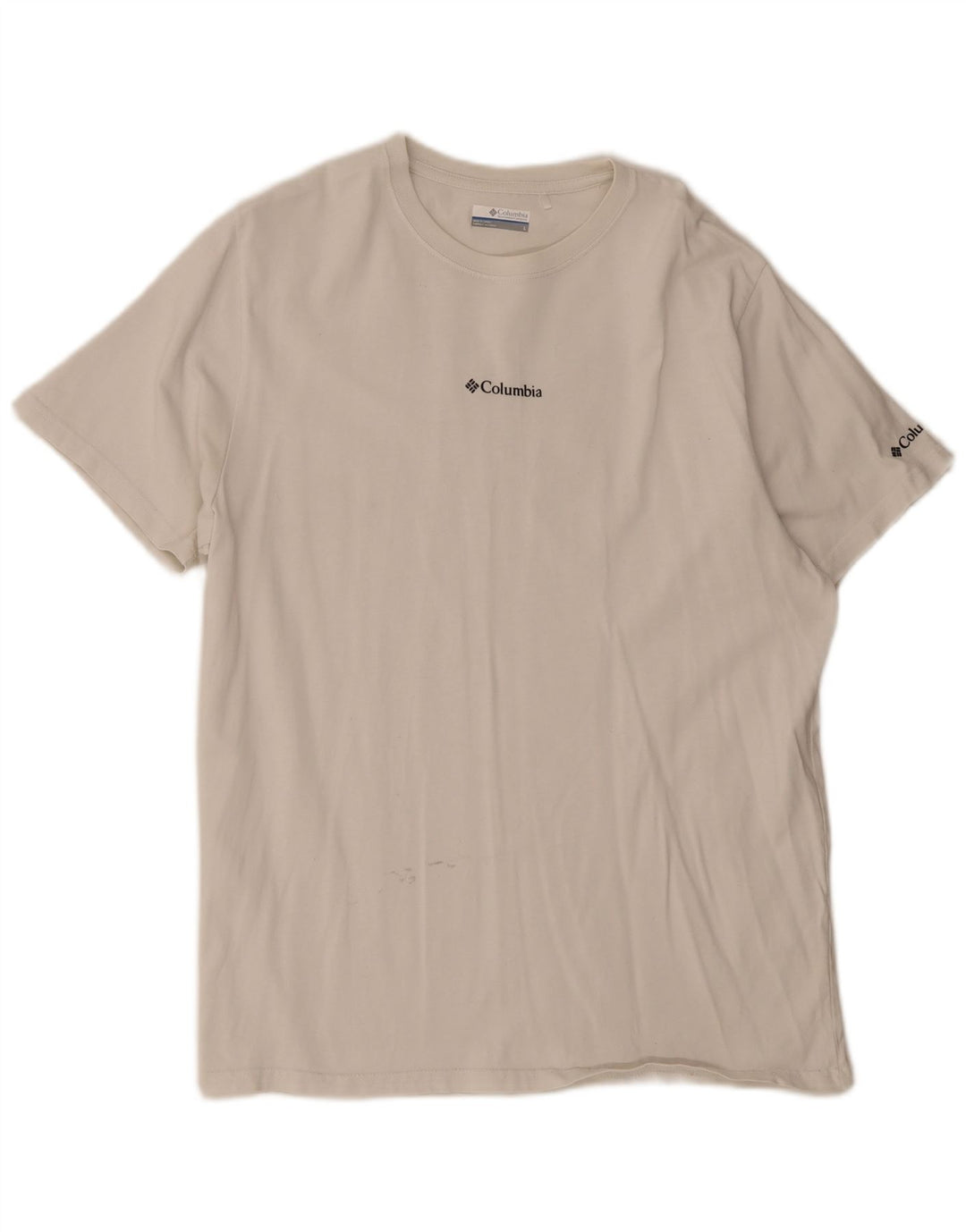 Columbia T-Shirt Graphique Homme Grand Blanc Coton