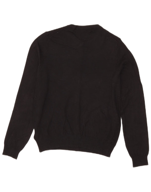 Marks & Spencer Pull cardigan court pour femme UK 14 Large Viscose noire