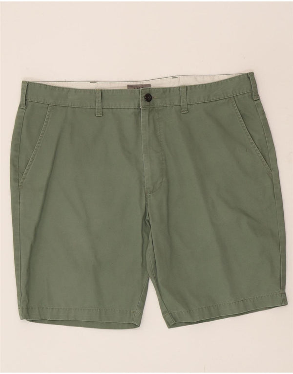 Marks & Spencer Short Chino Homme W38 XL Vert Coton