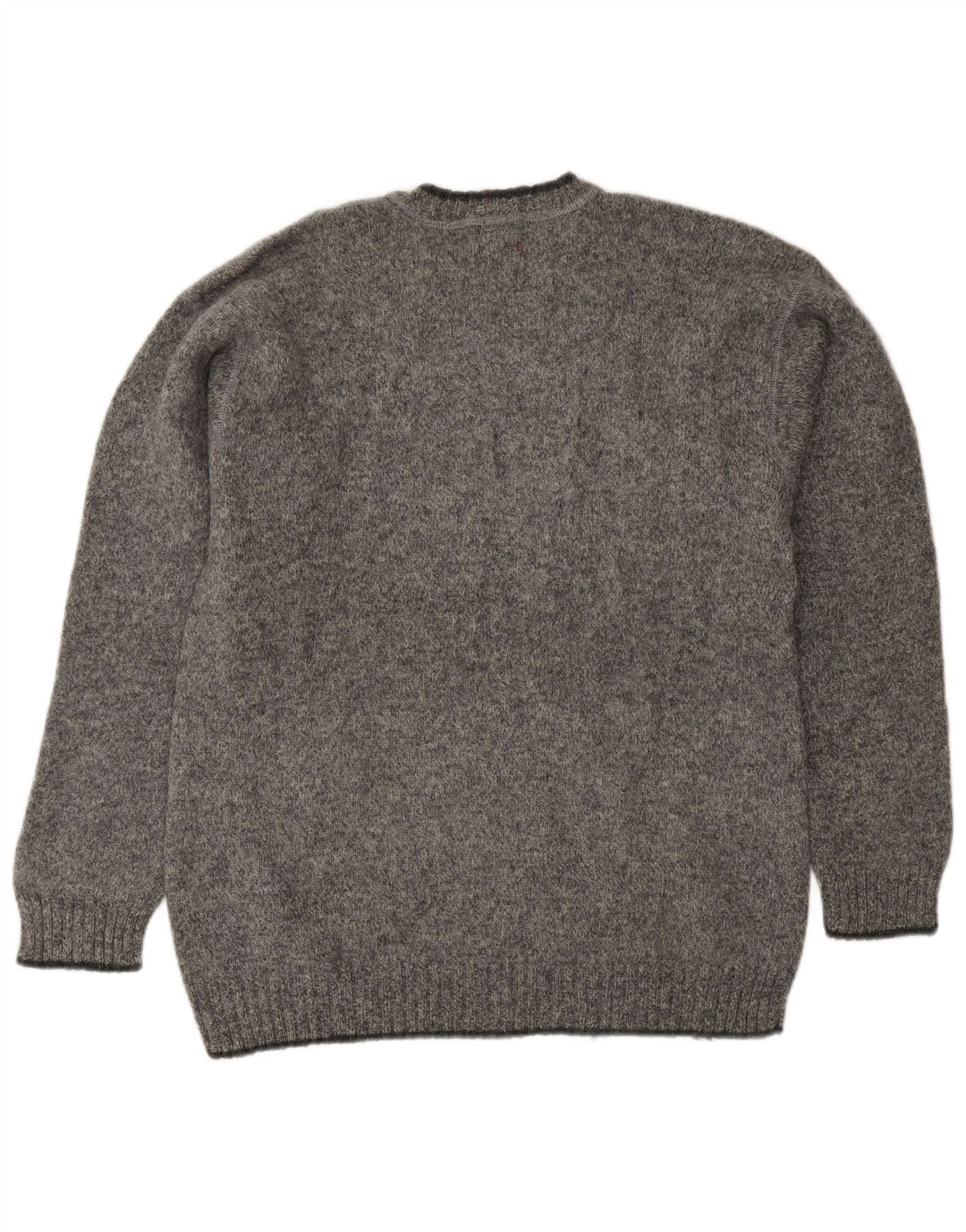 Kappa Pull Col V Homme XL Laine Mouchetée Gris