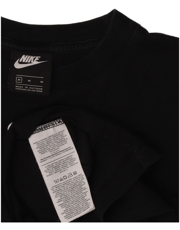 Nike T-Shirt Homme Noir Moyen Coton