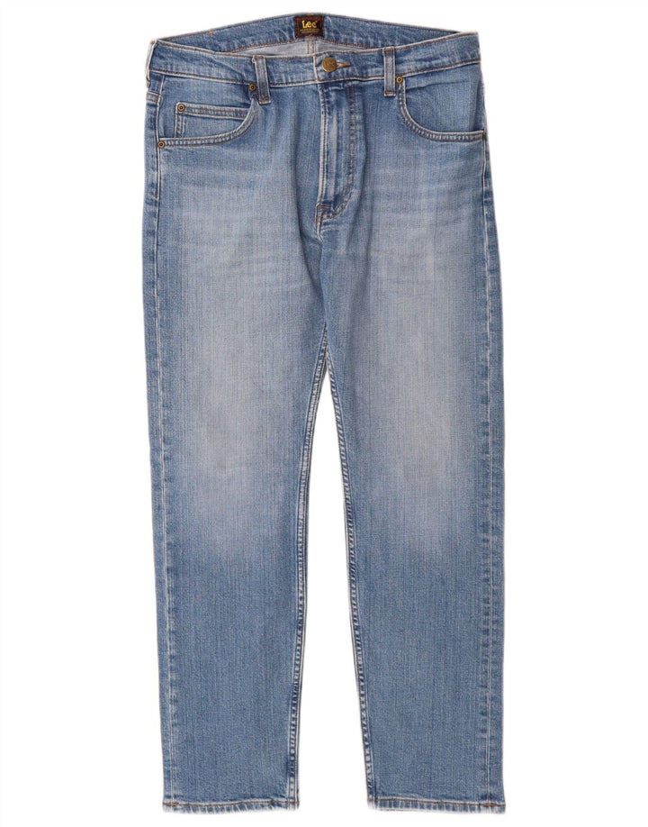 Lee Jean Droit Rider Femme W32 L28 Bleu Coton