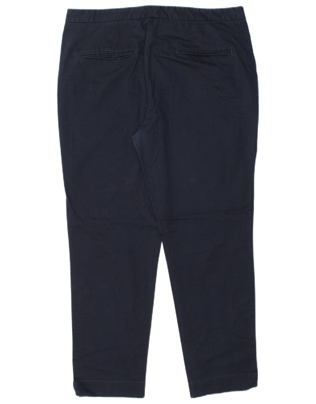 MASSIMO DUTTI Pantalon Chino Femme EU 44 XL W34 L28 Bleu Marine Classique