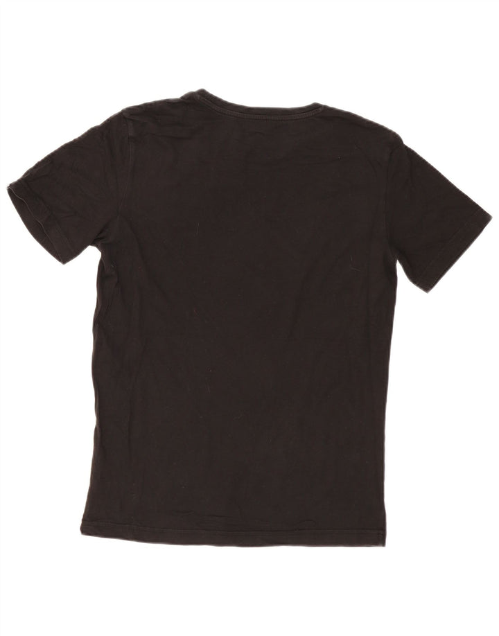 Puma T-shirt graphique pour homme, petit, noir, coton