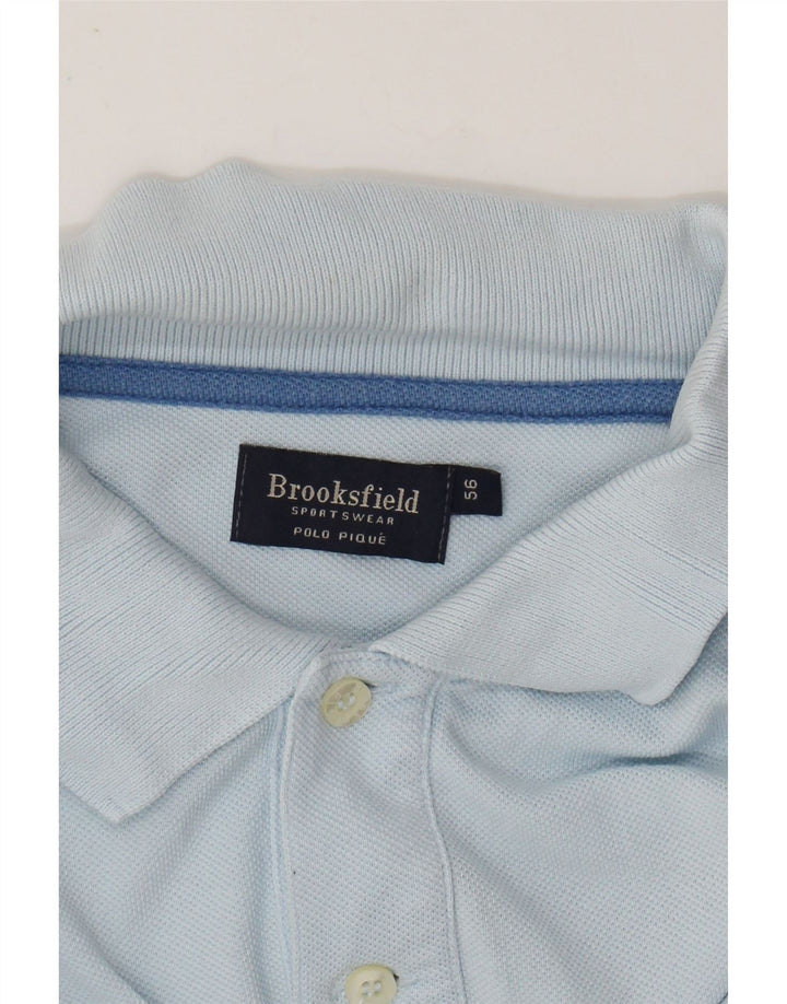 BROOKSFIELD Polo Homme IT 56 XL Bleu Coton