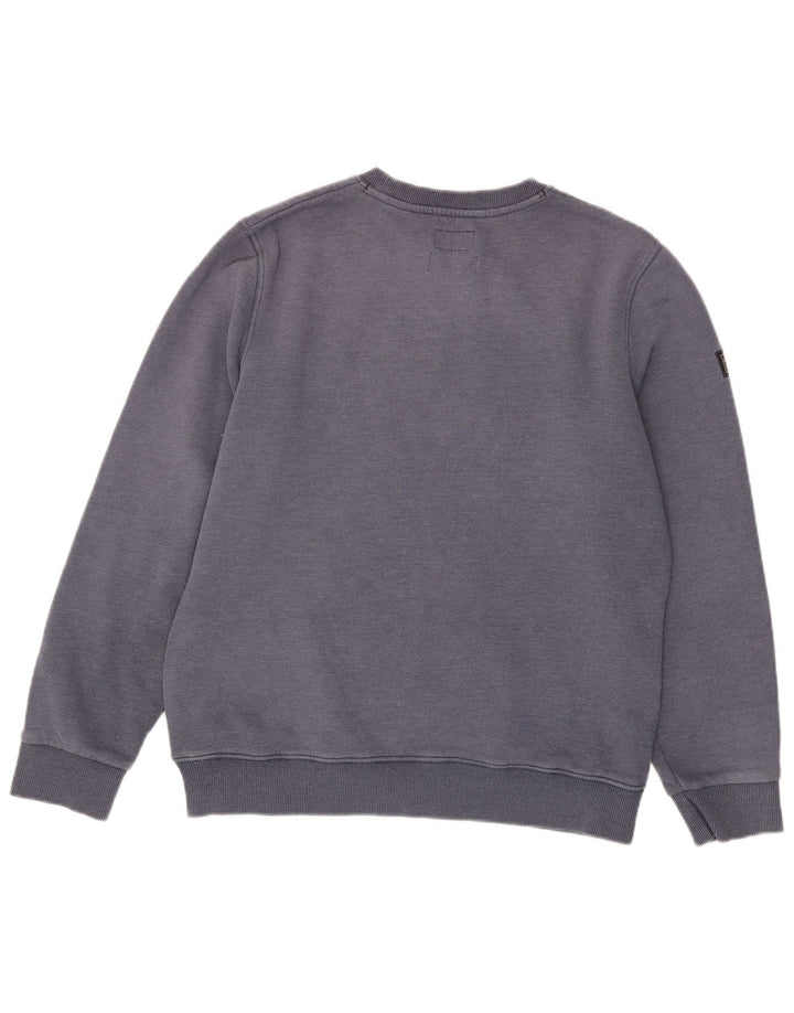 SUPERDRY Sweat-shirt graphique pour hommes, grand, bleu marine, coton