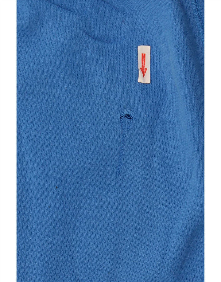 Nike Short de sport graphique pour homme en coton bleu Taille L