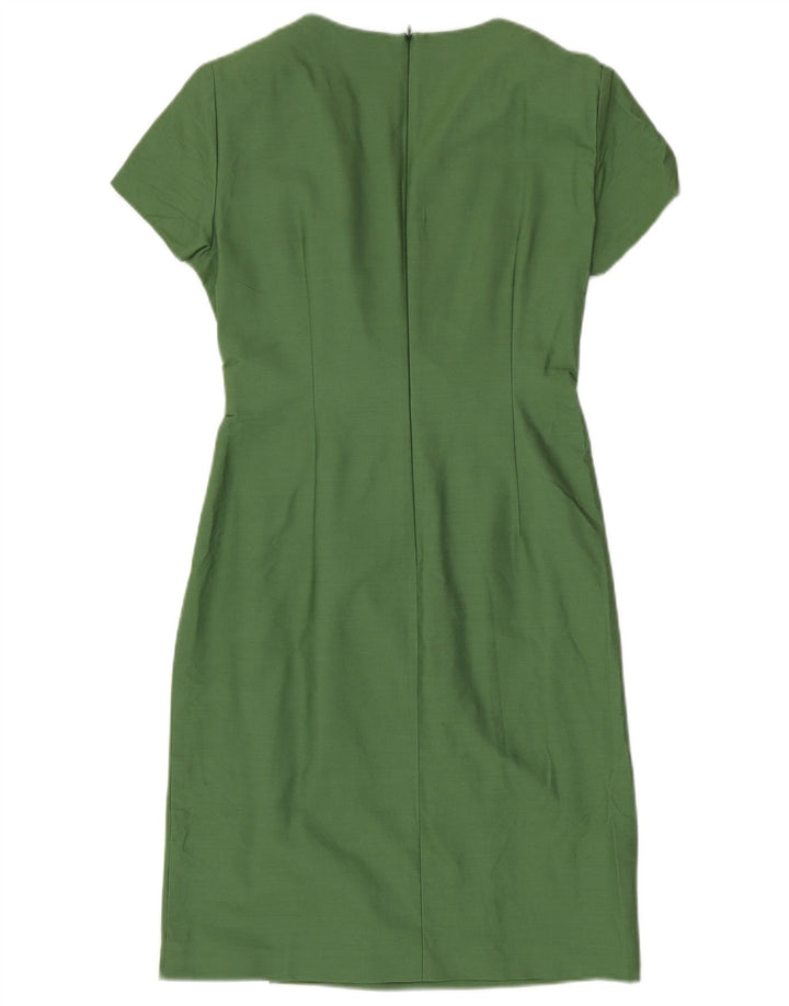 MAX MARA Robe fourreau pour femme UK 12 Vert moyen