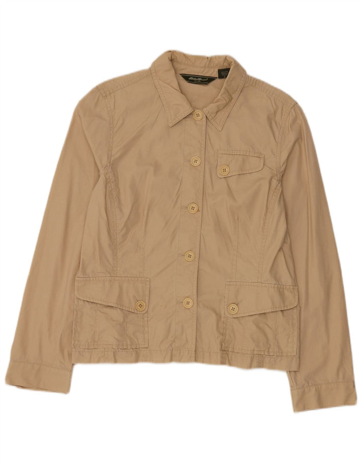 Eddie Bauer Veste utilitaire pour femme US 12 Grand coton beige