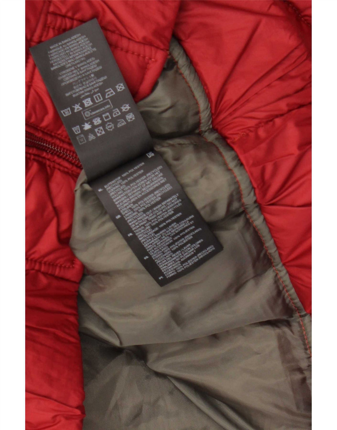 G-Star Veste matelassée à capuche pour homme UK 40 Large Rouge Polyester
