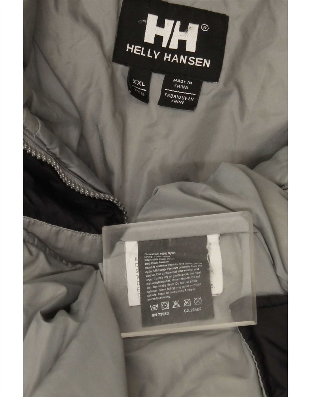 Helly Hansen Veste matelassée graphique pour homme UK 44 2XL Noir Colorblock Nylon