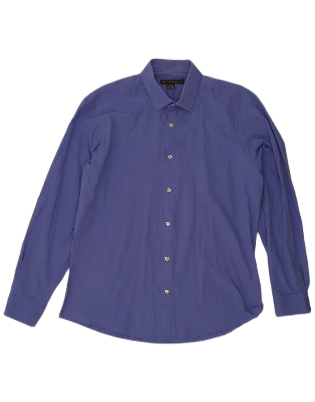 French Connection Chemise Homme XL Bleu Coton
