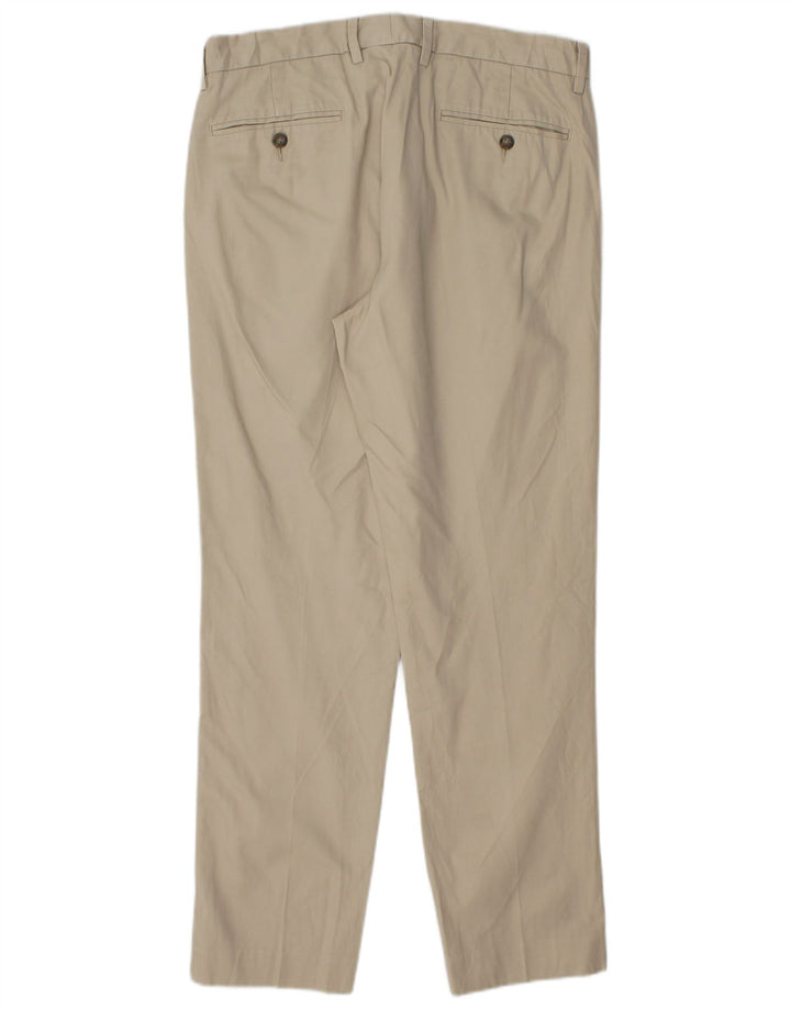 J. CREW Pantalon Chino Slim BOWERY Homme W32 L30 Coton Beige