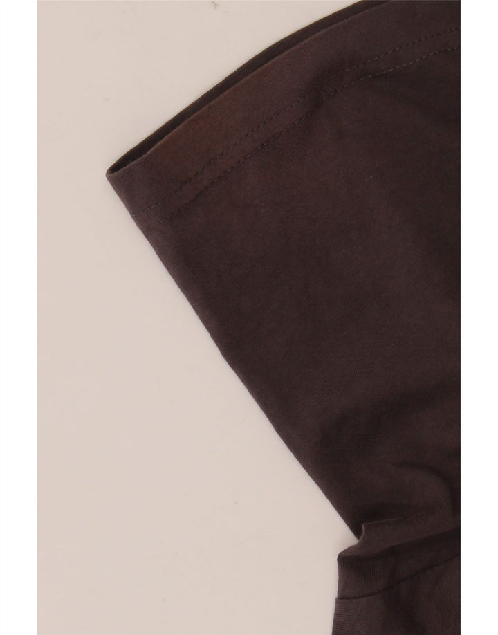 KAPPA T-Shirt Graphique Homme Grand Marron Coton