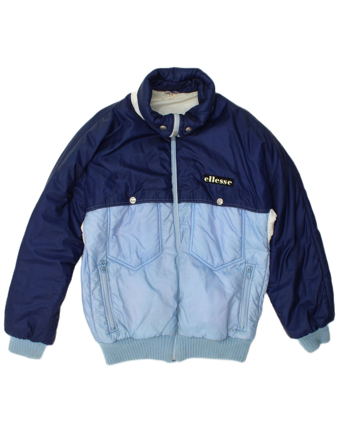 Ellesse Veste matelassée pour femme IT 44 Bleu moyen Colourblock