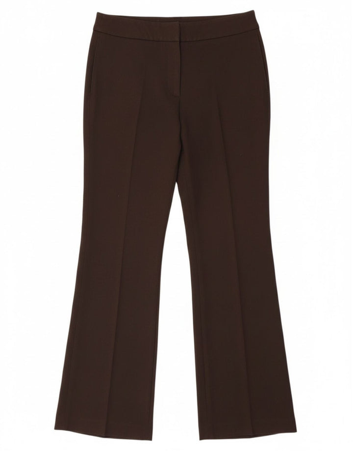 Max Mara Pantalon de costume bootcut week-end pour femme UK 8 Small W27 L30 Marron