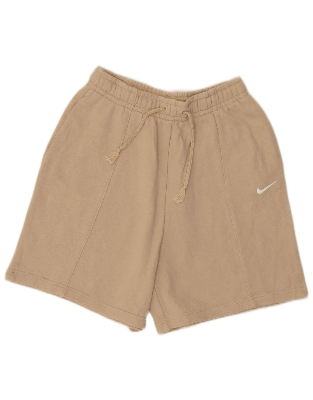 Nike Short de sport pour homme Petit coton beige
