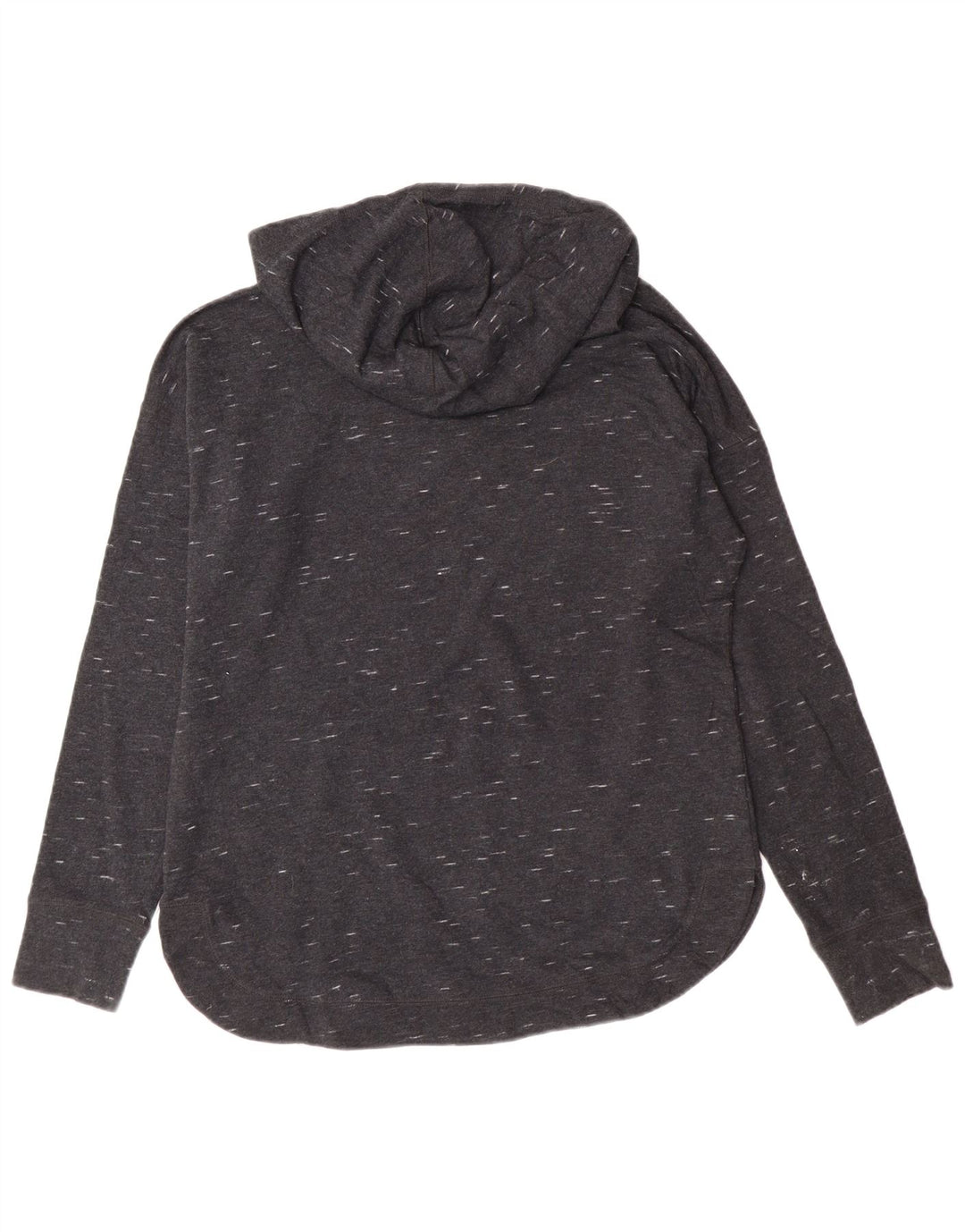 Champion Pull à capuche surdimensionné pour femme UK 10 Petit coton moucheté gris