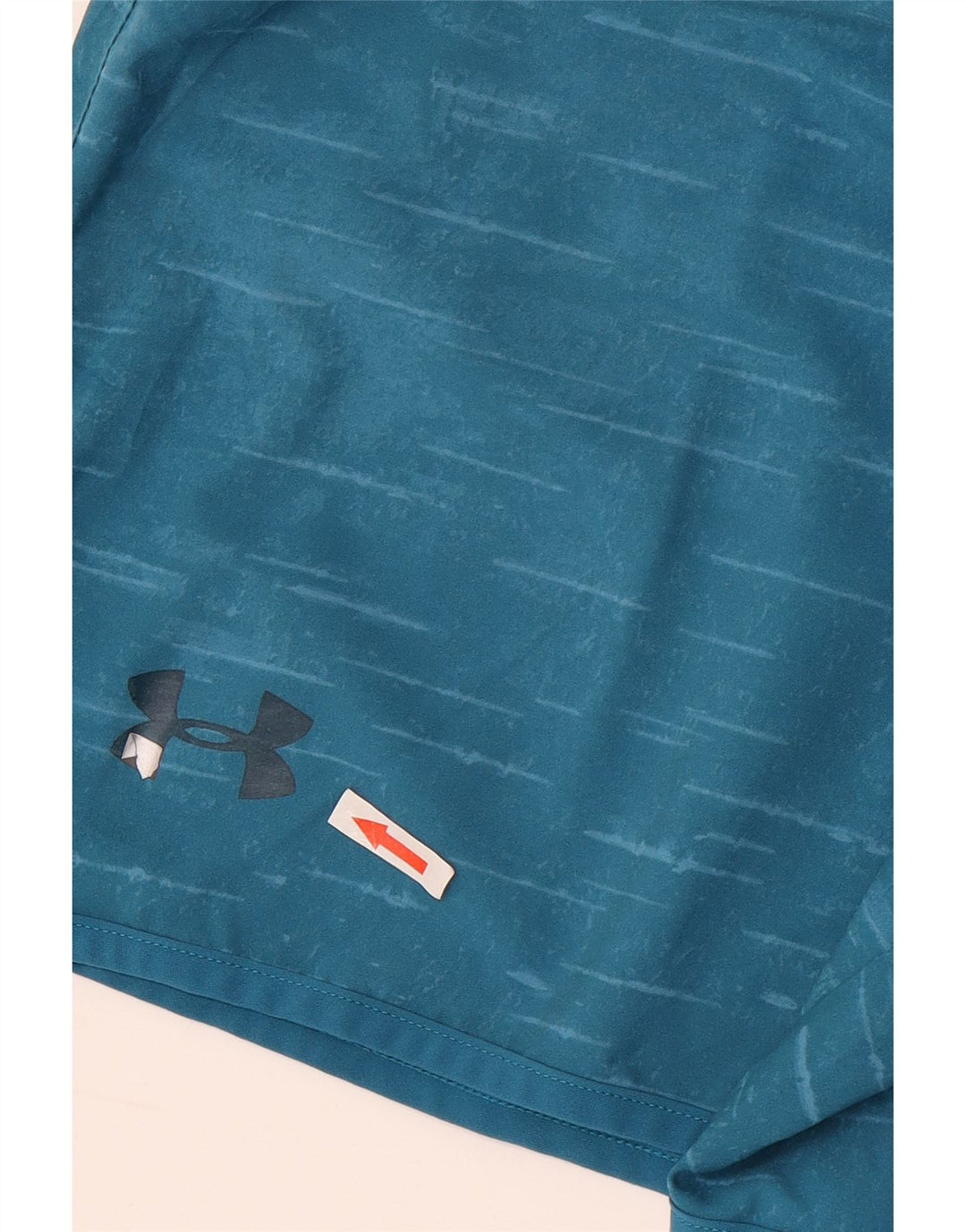 UNDER ARMOUR Short de Sport Heat Gear Homme Bleu Moyen Moucheté Polyester