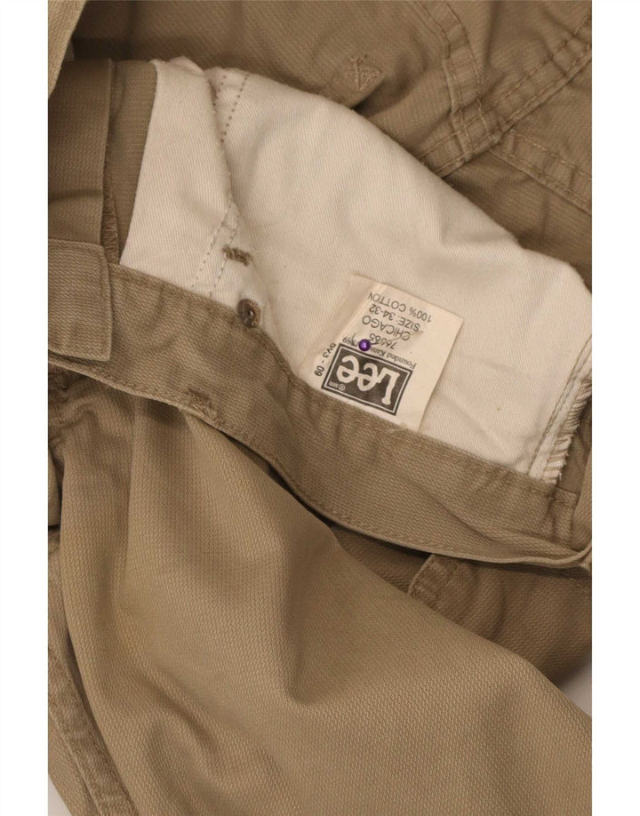 Lee Pantalon décontracté pour homme W34 L32 Coton beige