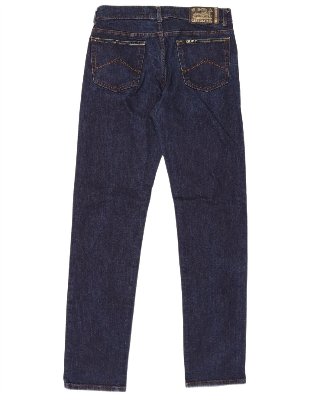 Carrera Jean droit régulier pour homme IT 48 Medium W32 L34 Bleu marine Coton