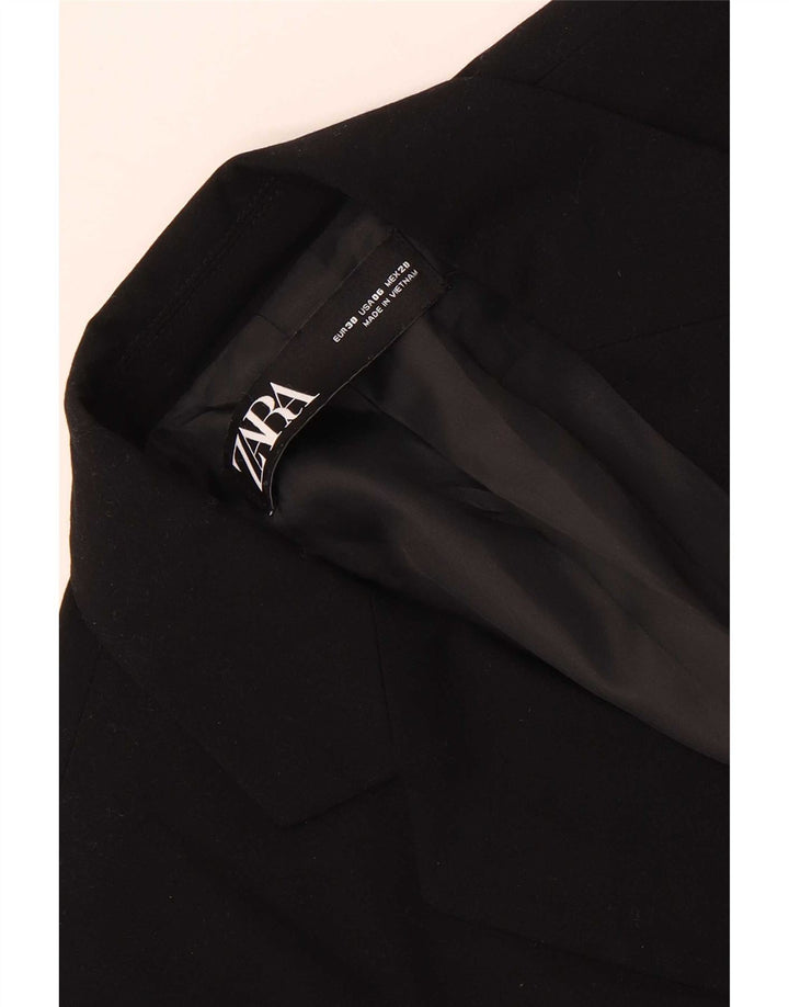 Zara Veste Blazer 1 Bouton Femme EU 38 Petit Noir