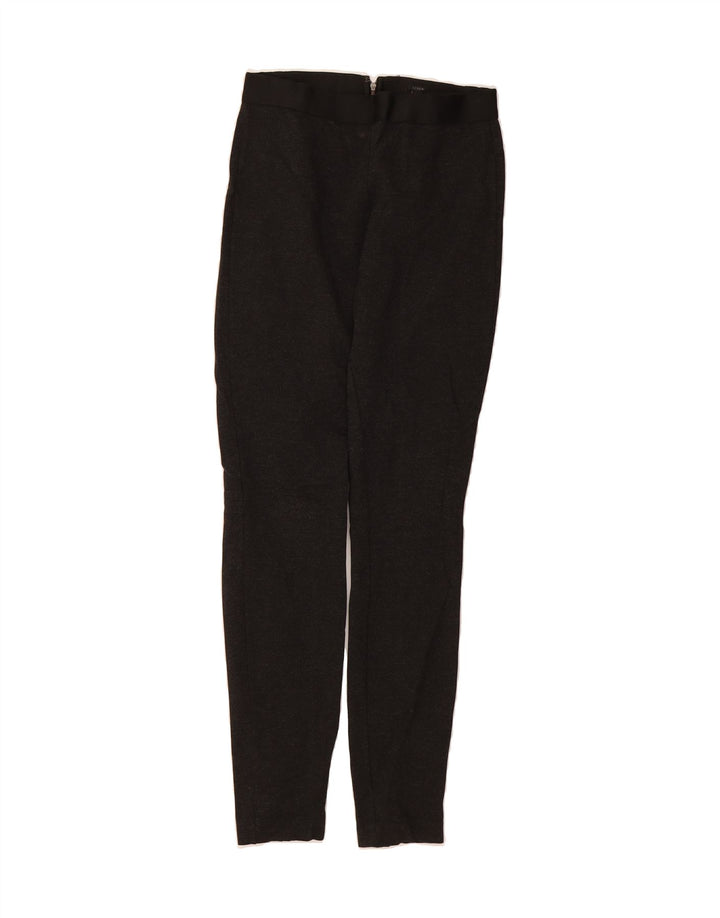 J. CREW Womens Leggings US 4 Small  Grey Viscose Vintage J. Crew and Second-Hand J. Crew from Messina Hembry 