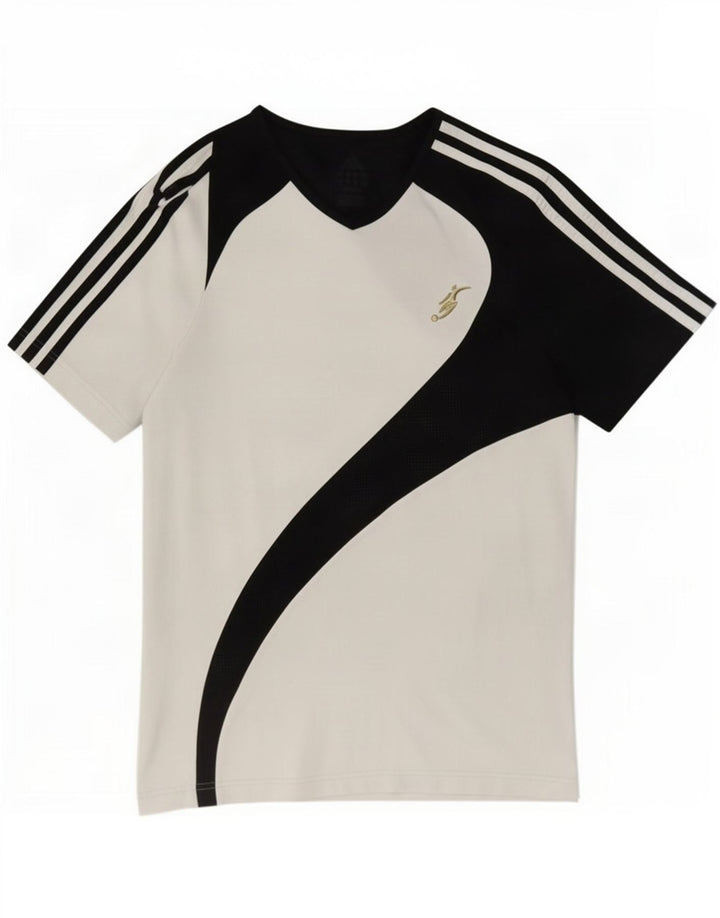Adidas T-Shirt Homme Haut Petit Blanc Colourblock