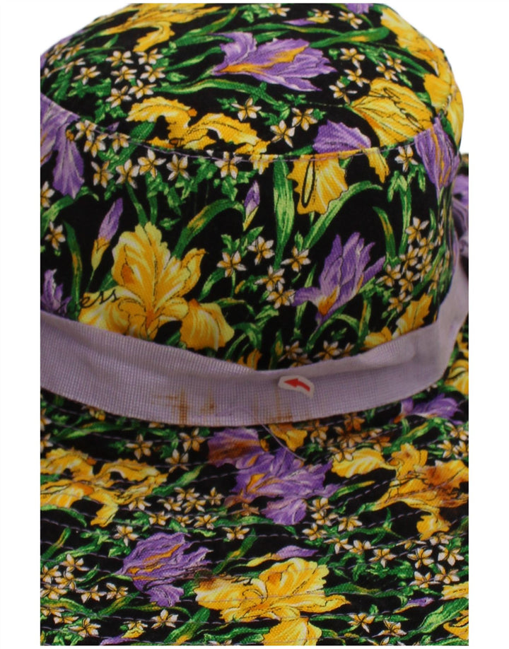 Guess Chapeau Bob Graphique Femme Moyen Multicolore Floral Coton Bohème