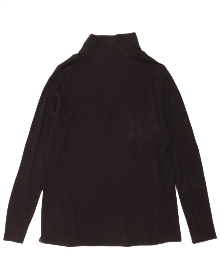 Marks & Spencer Haut à manches longues pour femme UK 44 Coton noir moyen