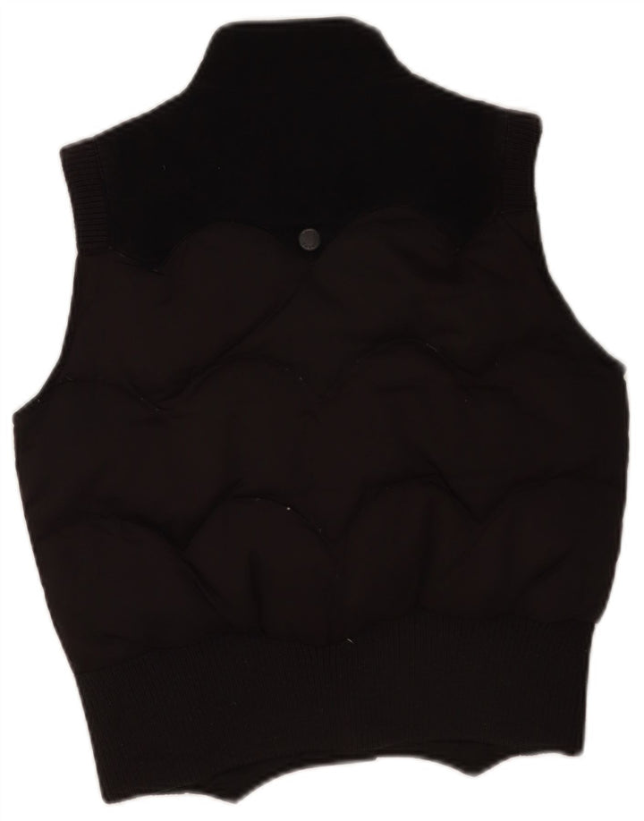 Levi's Gilet Court Rembourré Femme UK 10 Petit Noir Polyester