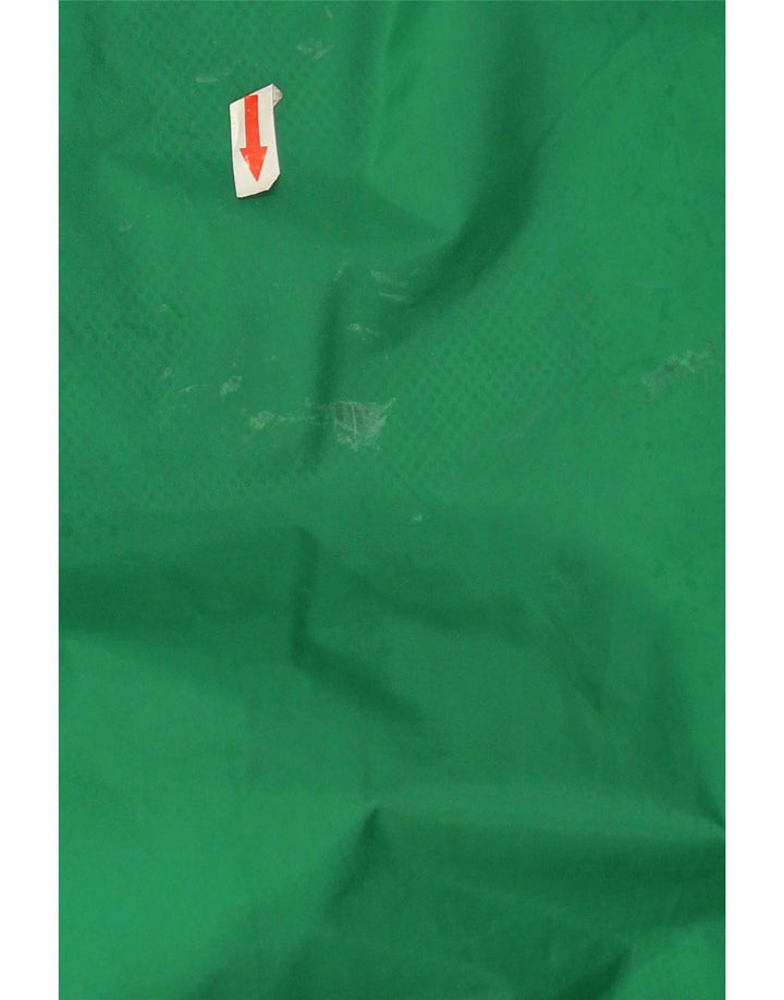 Erima Veste de pluie à capuche pour homme UK 38 Medium Green Colourblock Polyamide