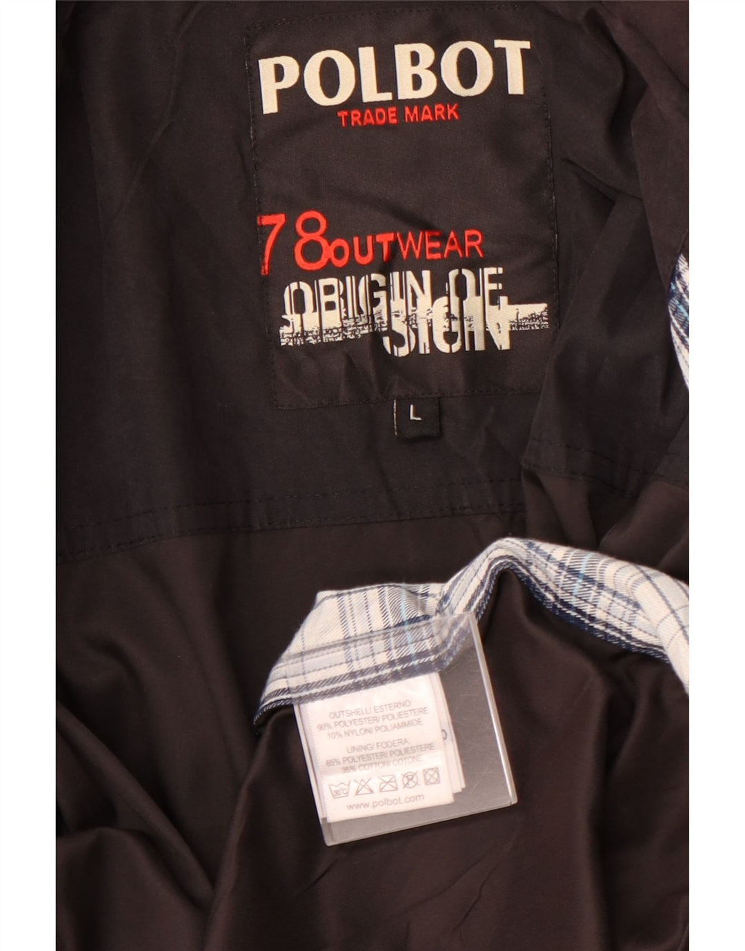 POLBOT Veste utilitaire pour homme UK 40 Large Noir Polyester