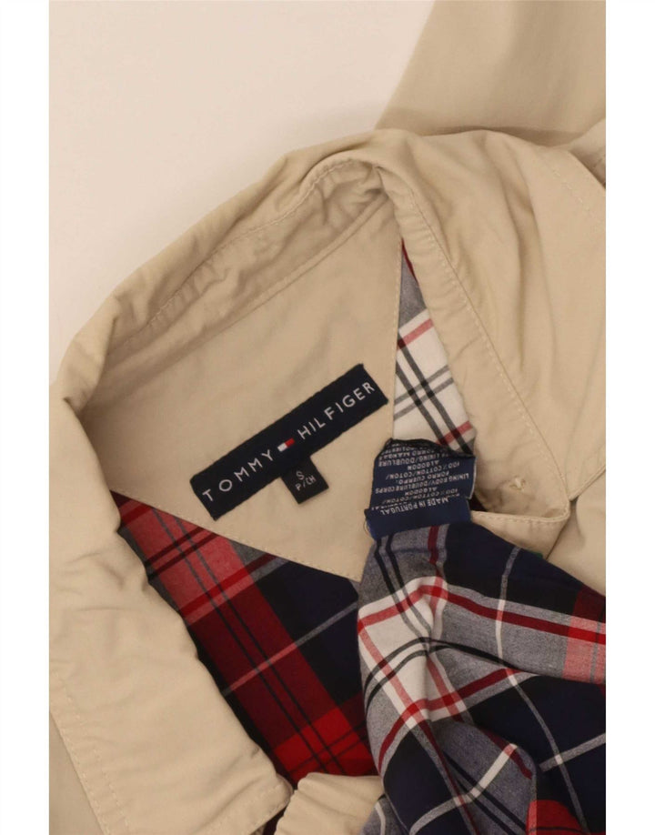 Tommy Hilfiger Veste Bomber Homme UK 36 Petit Coton Beige