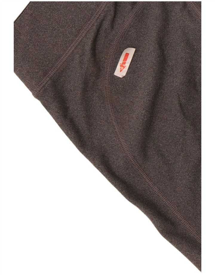 Under Armour Legging Capri Femme UK 10 Petit Gris Polyester