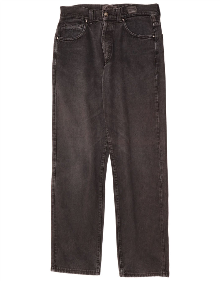 VERSACE Jean droit homme W34 L31 gris coton