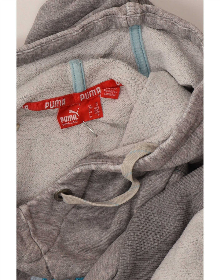 Puma Pull à Capuche Graphique Homme Gris Moyen Moucheté