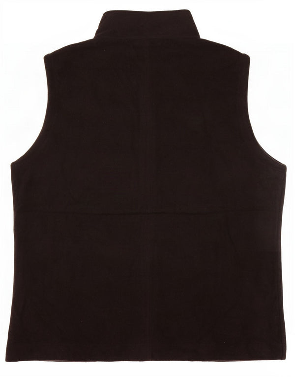 Trigema Gilet polaire pour femme UK 14 Medium Noir Polyester