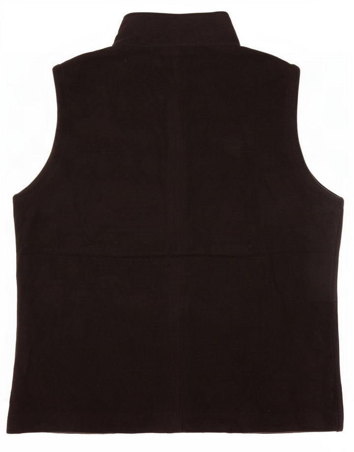 Trigema Gilet polaire pour femme UK 14 Medium Noir Polyester