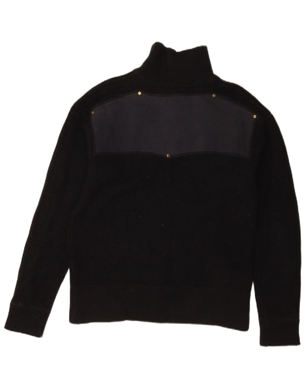 Dickies Pull Cardigan Graphique Homme Noir Moyen Laine Colorblock